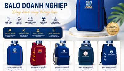 🎒 BALO IN LOGO DOANH NGHIỆP CAO CẤP – QUÀ TẶNG THIẾT THỰC, LAN TỎA THƯƠNG HIỆU MỖI NGÀY