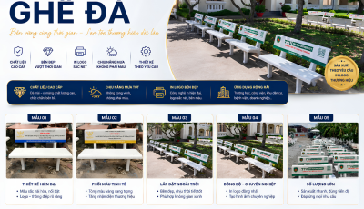 GHẾ ĐÁ IN LOGO DOANH NGHIỆP – GIẢI PHÁP QUẢNG BÁ THƯƠNG HIỆU BỀN VỮNG