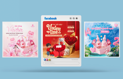 Mẫu Poster cho Valentine 