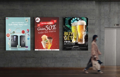 Mẫu Poster quảng cáo ngoài trời 