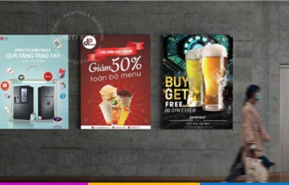 Mẫu Poster quảng cáo ngoài trời 