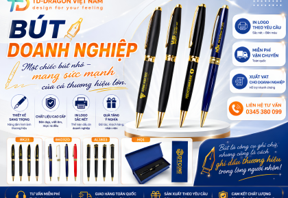 BÚT IN LOGO DOANH NGHIỆP – NHỎ GỌN, HIỆU QUẢ, TIẾT KIỆM