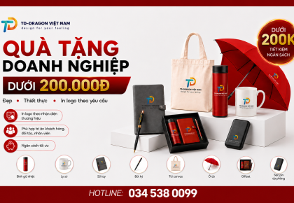 QUÀ TẶNG DOANH NGHIỆP DƯỚI 200K – CHỌN ĐÚNG QUÀ, GIỮ ĐÚNG NGÂN SÁCH, VẪN ĐẸP THƯƠNG HIỆU