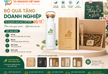 TD-DRAGON VIỆT NAM RA MẮT BỘ QUÀ TẶNG DOANH NGHIỆP 20/11 THÂN THIỆN MÔI TRƯỜNG